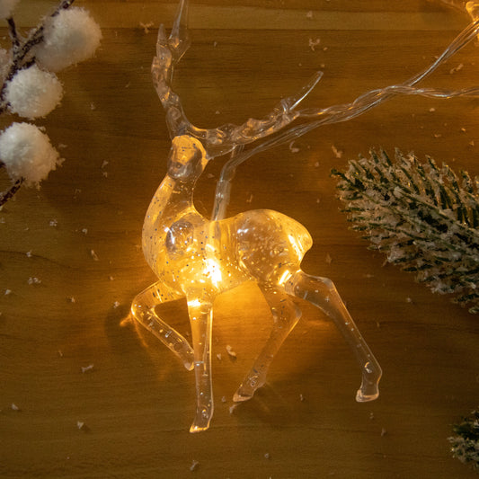 1.5M 10LED Christmas Fairy Light Reindeer String Lights