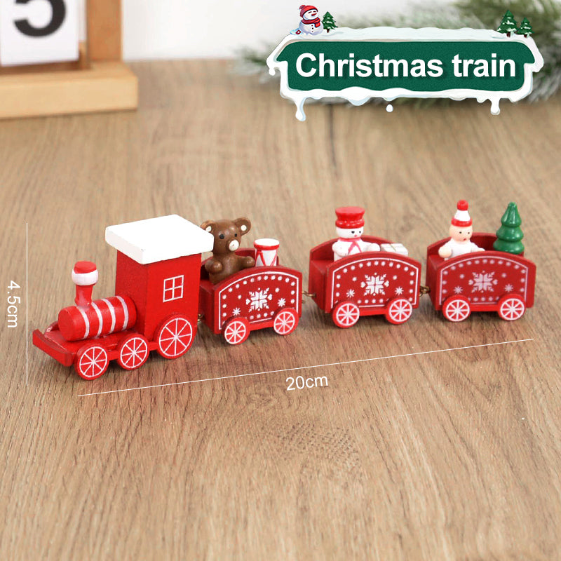 Wooden Christmas Train decoration