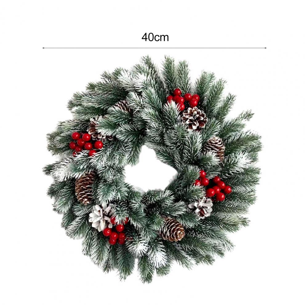 LED Front Door Christmas Wreath